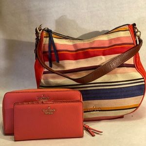 Kate Spade Striped Purse